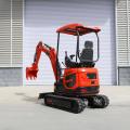 Free shipping 1800kg hydraulic mini excavator