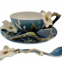 Spring Ceramic Cup Inspired by Van Gogh