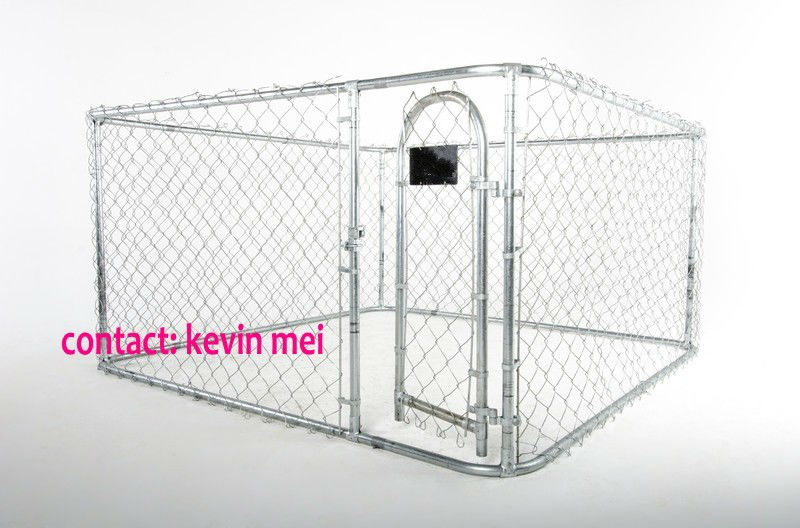 Large folding wire pet cage for dog house metal dog crate kennel with Gate