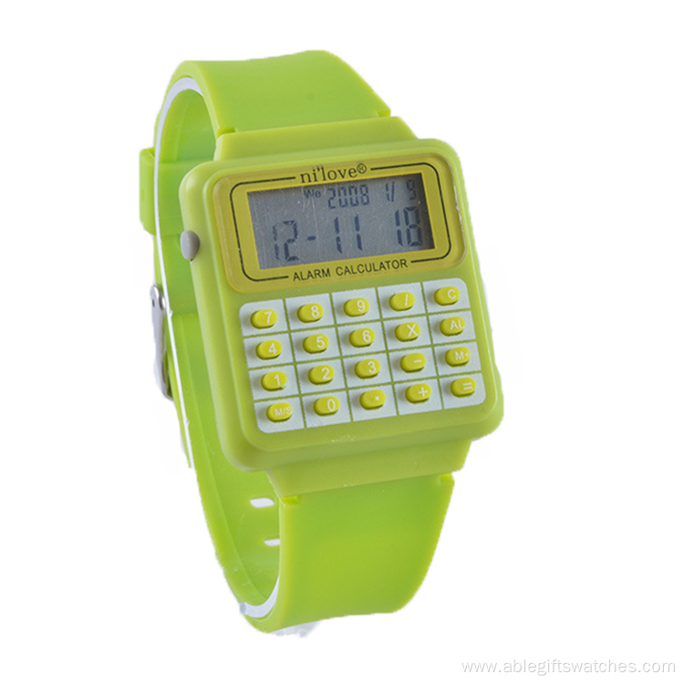 g Digital Sports Calculator Shock Siliocne Watch