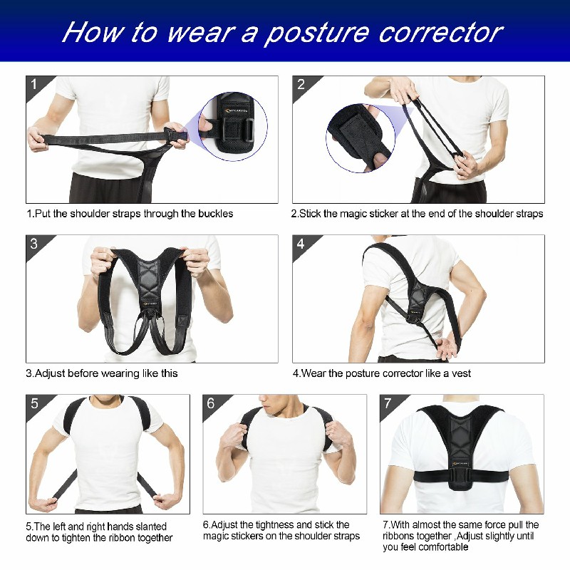 Posture Corrector Under Clothes