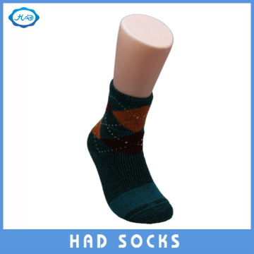 Classica Argyle Lady Acrylic Crew Custom Sock with Full Terry