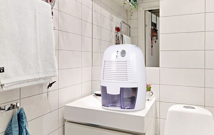 Mini dehumidifier air drying home dehumidifier with 500ml water tank