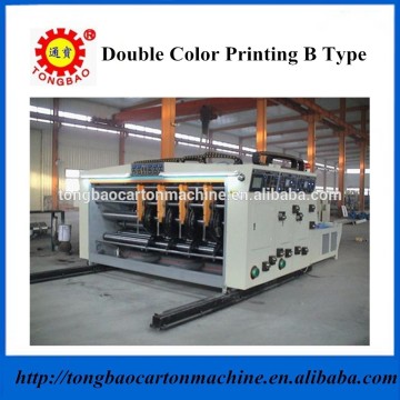 TB480 Two Colour Corrugated Carton Automatic Printing Slotting Die-cutting Machine