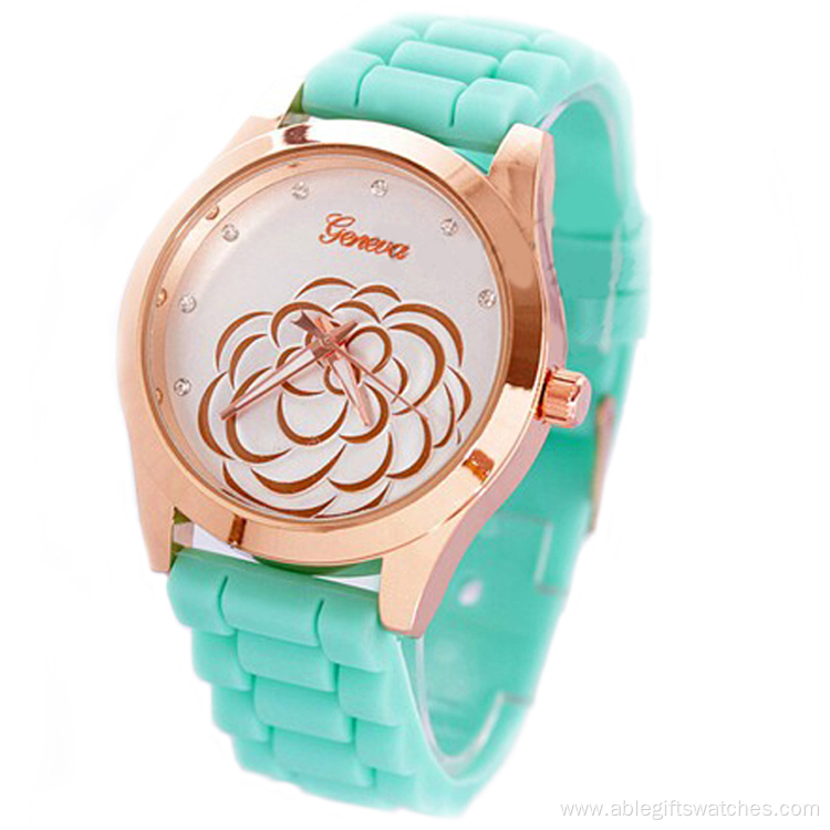 Wholesale New Arrival Girls Silicone Wrist Watch