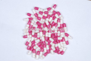 0# pinky-white gelatin capsule