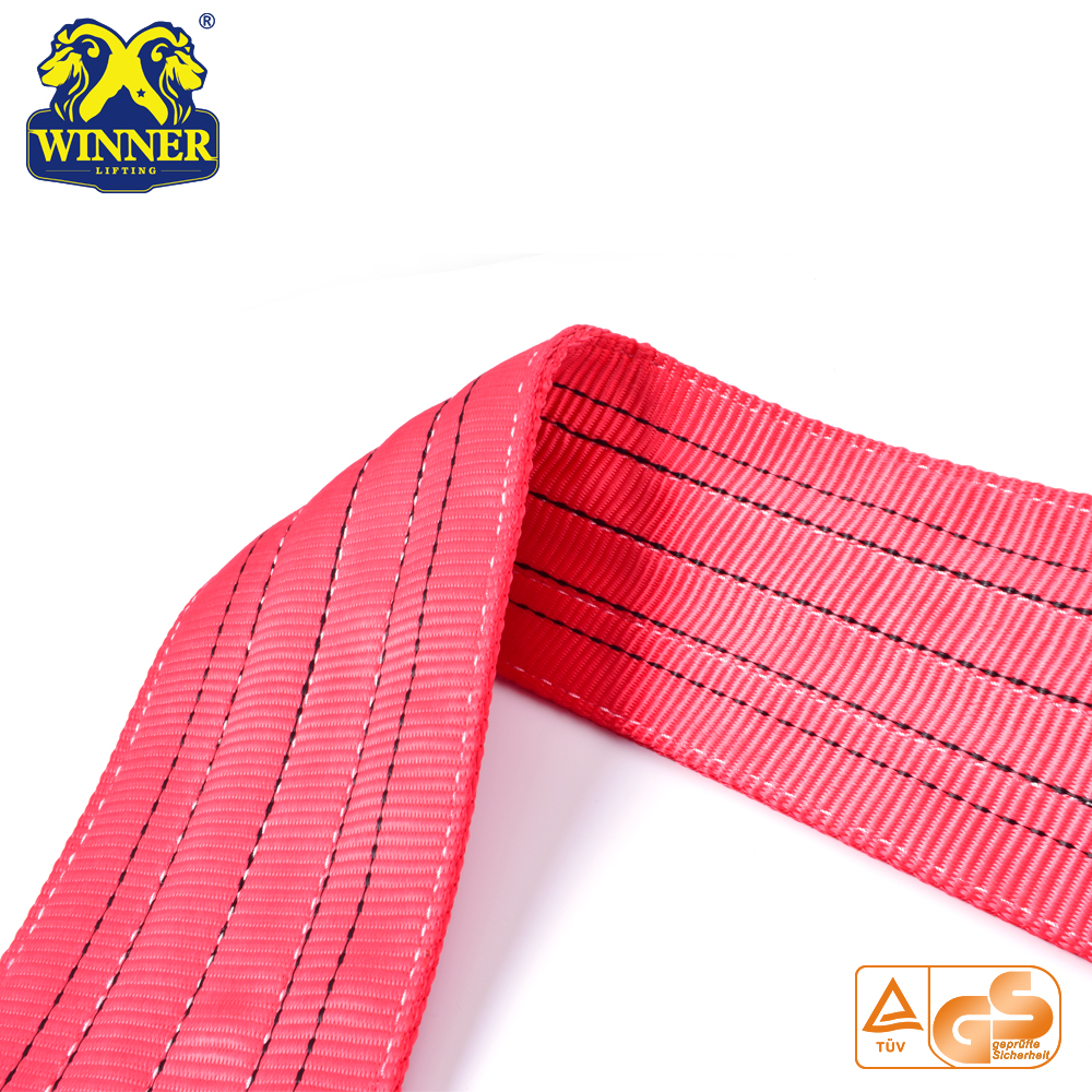 Polyester Flat Webbing Sling For Lifting Eye And Eye Sling