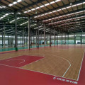 Plancher de terrain de basket-ball d&#39;intérieur commercial Surface en bois