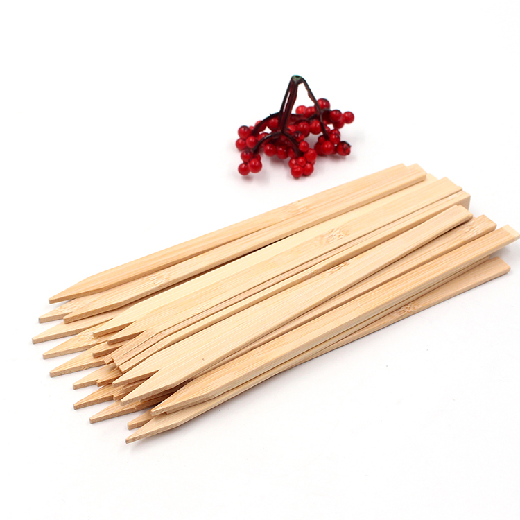 Eco-Friendly Disposable BBQ Bamboo Flat Barbeque Skewers Sticks Skewer