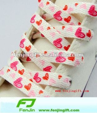 cute flat waxed shoelaces