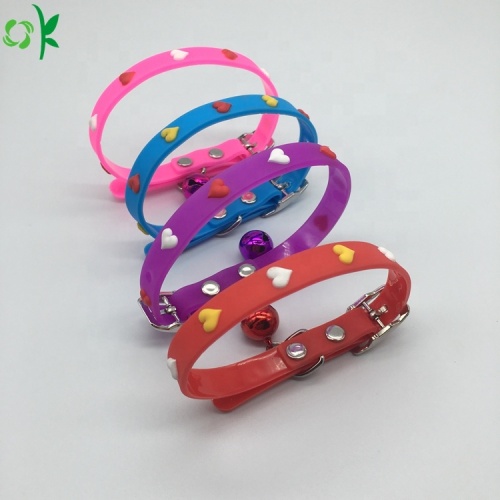 Hot Sales Silicone Heart Shape Pet Collar