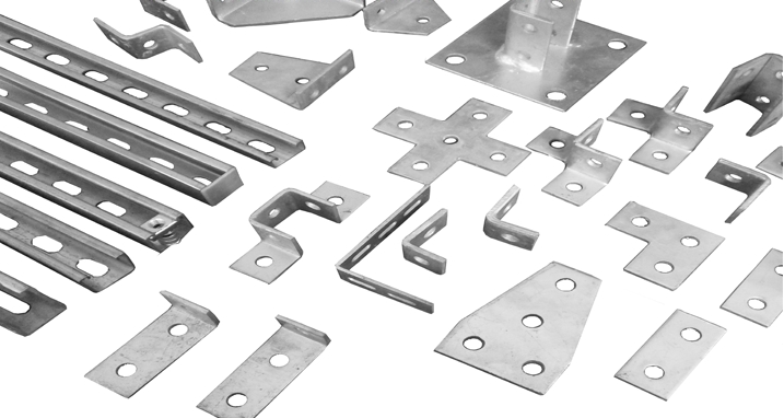 Napkollektorra szerelhető oszloptalpok 41 mm-es sorozatú csatornákhoz