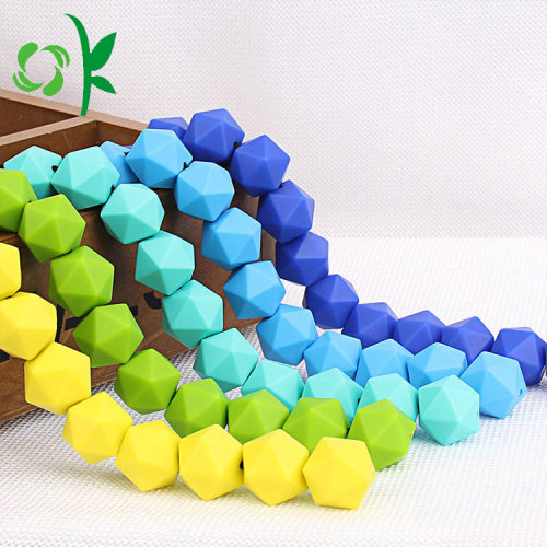 Σιλικόνη Chewable BPA Free Baby Teething Beads