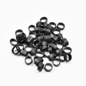 Elastic Silicone Rubber Bands - Wholesale Custom Logo Pigeon Black Rubber Bands