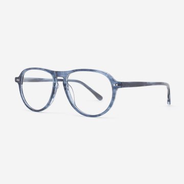 Key-hole Aviator Acetate Unisex Optical Frames