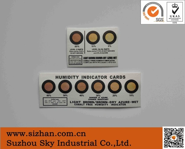 High Quality Moisture Test Indicator Card