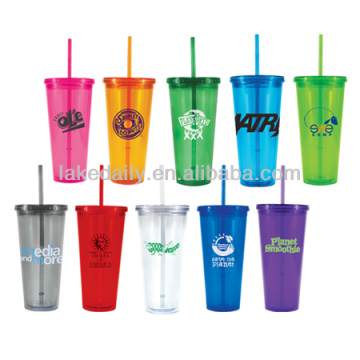 fashion elegant plastic insulated beer mugs