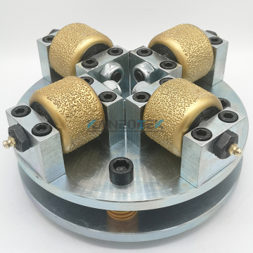 Double Layer Vacuum Brazed Diamond Bush Hammer Tools for Stone Bush Hammer Machines