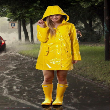 High quality waterproof polyurethane adult raincoat