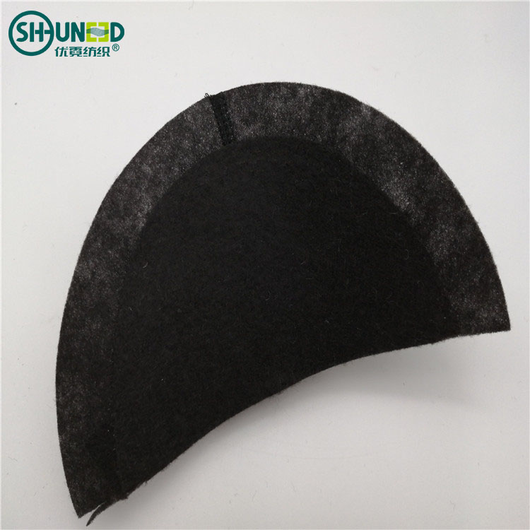 Eco-friendly Fashion Needle Punch Non Woven Filler Shoulder Pads for Men and Women Garment Suit