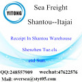 Shantou Port LCL Consolidatie naar Itajai