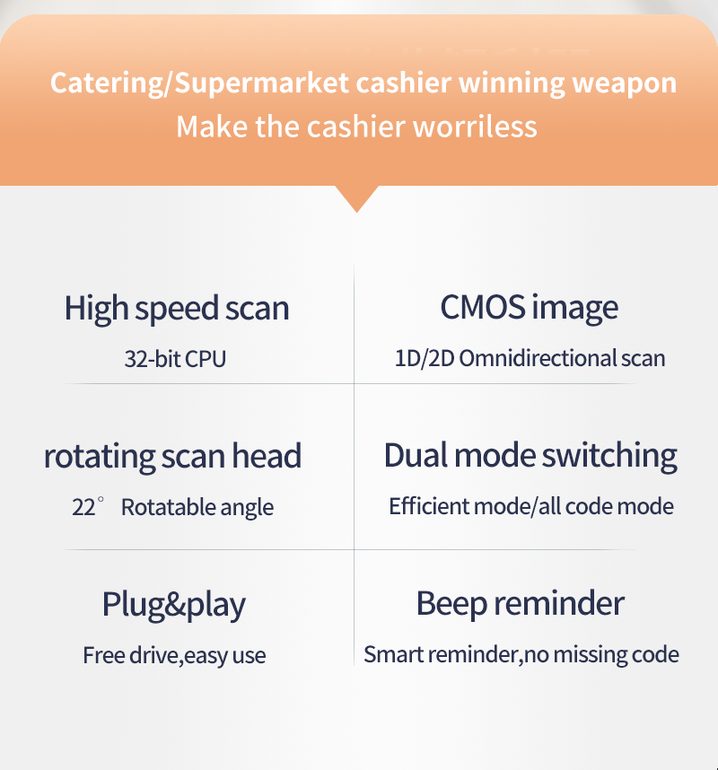 Desktop Barcode Scanner 