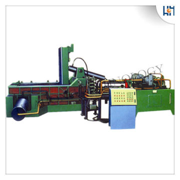 Compressed baler in machinery
