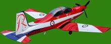 RC Model Pilatus PC-9 red