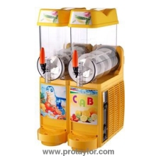 Slush machine with double bowls, each blows can work seperate