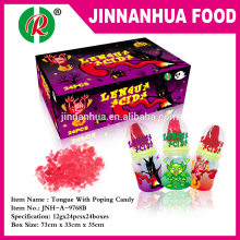 tongue candy with popping candy