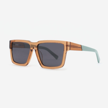 Oversized Square Acetate Unisex Sunglasses