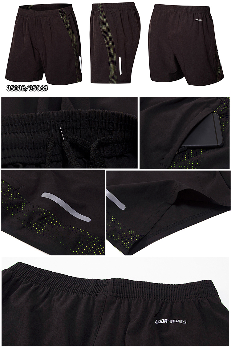 Wholesale Custom Logo Polyester Mens Sports Gym Sweat Shorts Custom Mesh Workout Shorts