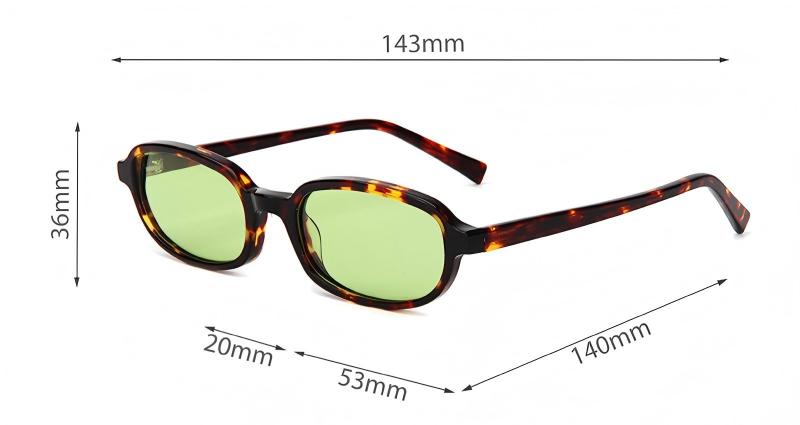 Vintage Oval Acetate Sunglasses with Polarized TAC UV400 Lenses ME2125-size Vintage Oval Acetate Sunglasses with Polarized TAC UV400 Lenses ME2125-size