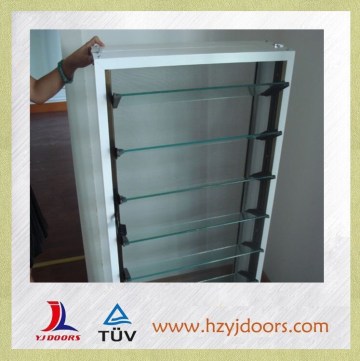 economical aluminium glass louvers window for bathroom