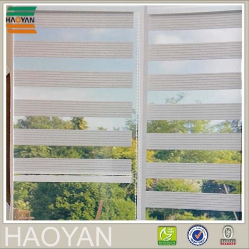 Motorized manual zebra korea style blinds