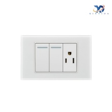 2-Switch 1-Outlet Combo Panel