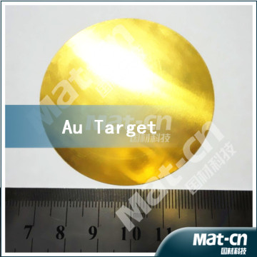 DC sputtering Au target 99.99% -Gold target- circle plate (MAT-CN )