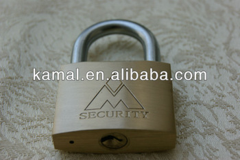 brass padlock