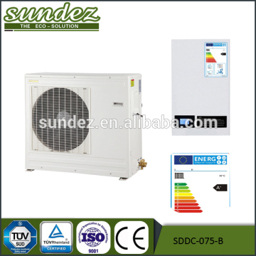 DC inverter solar assistant powered heat pumps