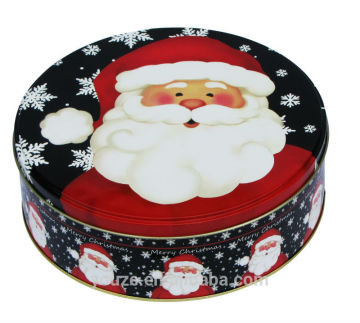 Christmas cookie tin box