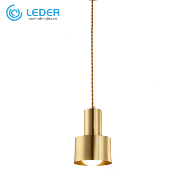 LEDER Slim Black Pendant Lamps