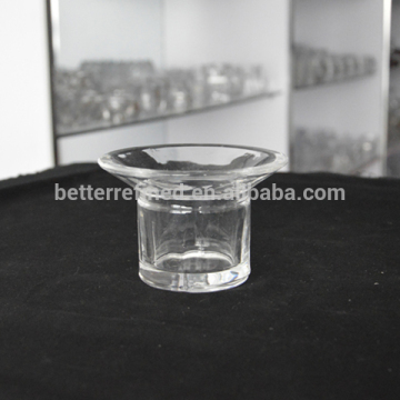 Mini glass candle holder