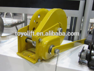 toyo manual hand winch with brake/hand winch stacker /wire rope hand winch