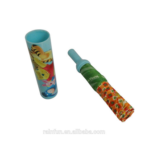 Bottle umbrella with cute carton printing for wholesale