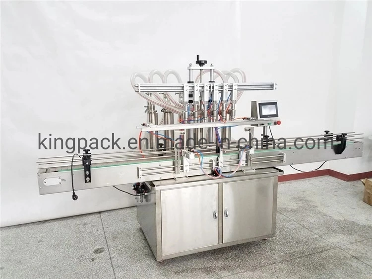 High Quality Automatic 6 Nozzles Filling Machine for Water/Oil/Milk