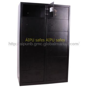 12 doors security locker safe LKR-5132K263-01 with double bitted key