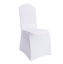 White Polyester Spandex Banquet Wedding Chair Covers