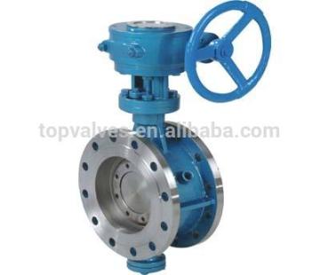 Metal seal Flange Type butterfly valve