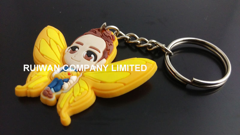 Custom PVC Rubber Souvenir Keychain