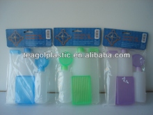 5PC plastic travel bottles and boxes/container set #TG30078